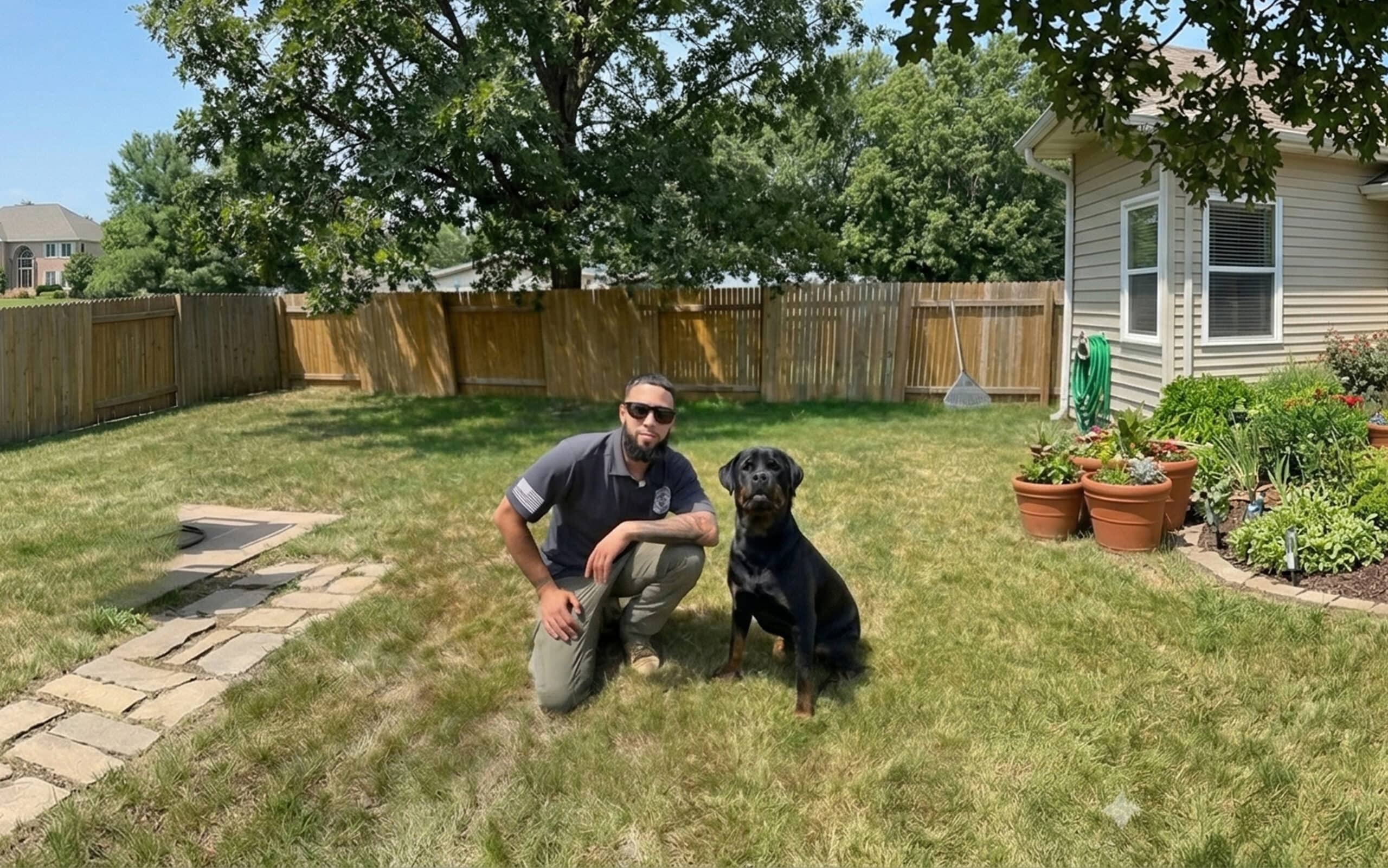 Lead HVAC technician and owner Manny in Georgetown, TX